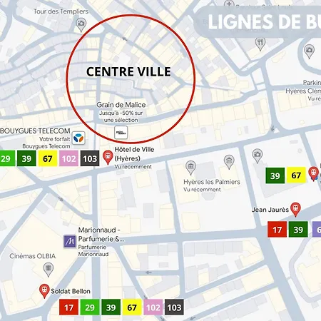 L'authentique - Centre Historique - Terasse Privee Hyères